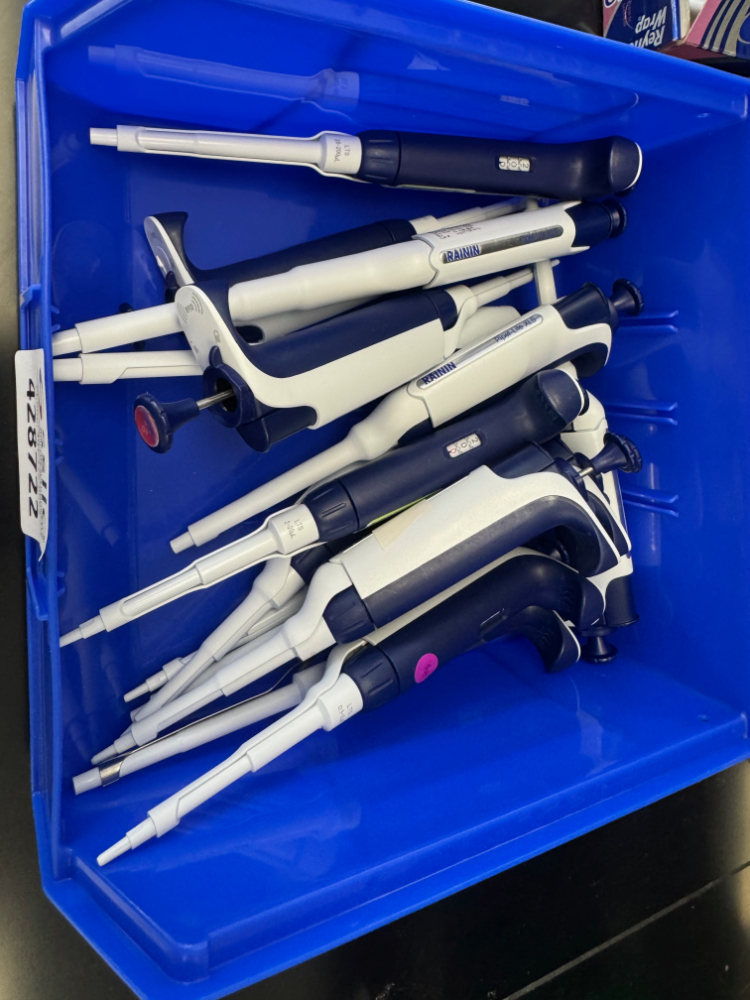 Image of Rainin Pipet-Lite XLS Single Channel Pipettes - Quantity 12